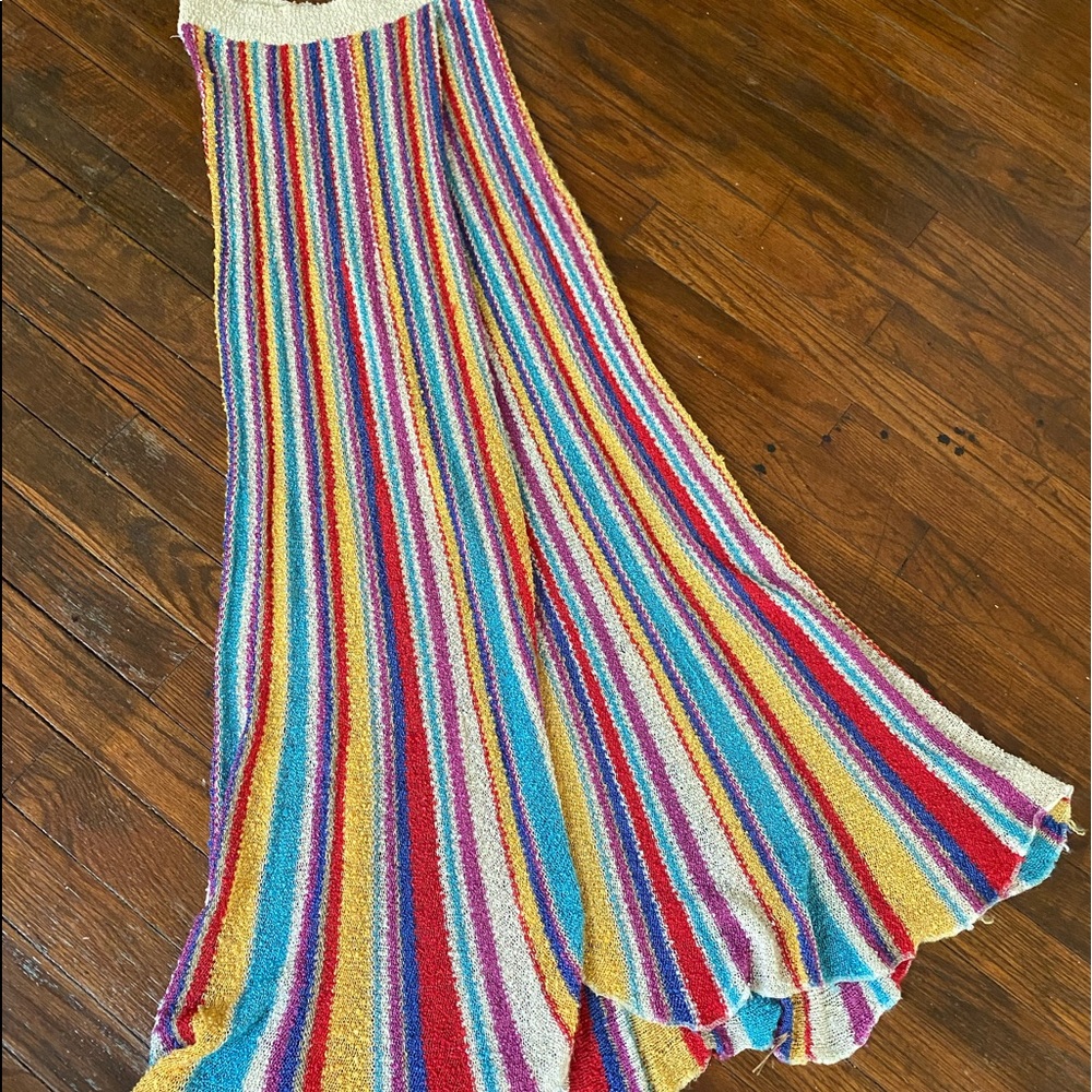 French Rags vintage Hand loomed beach skirt